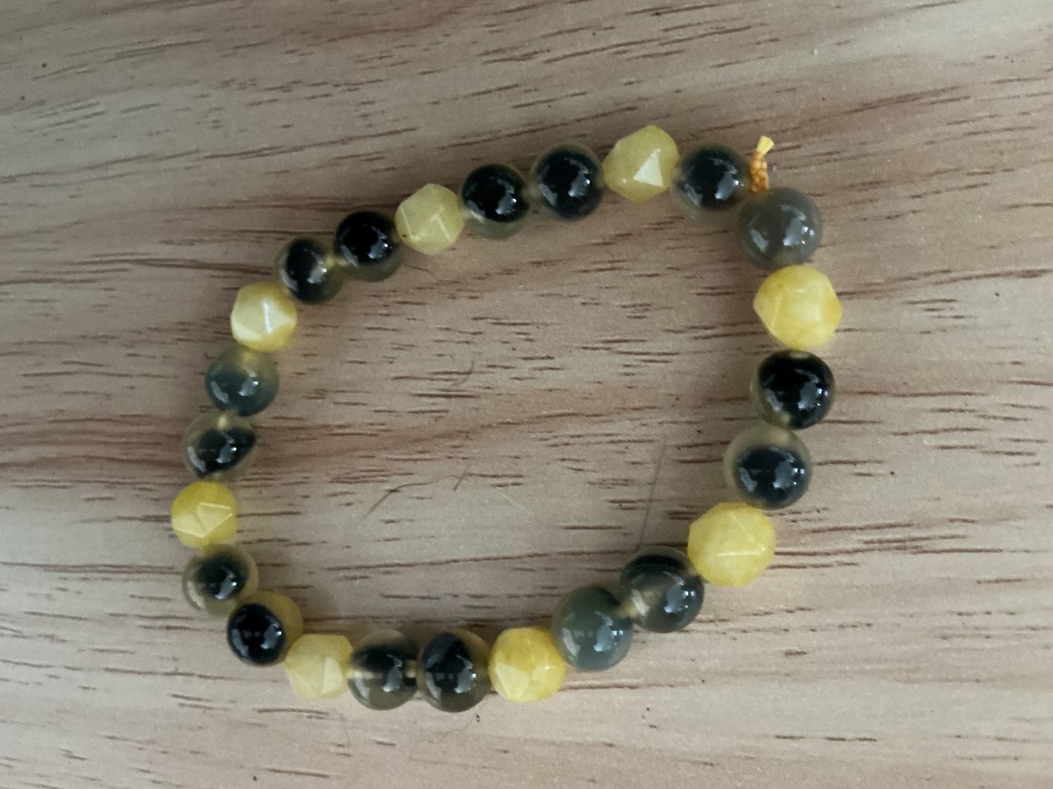 Yellow Bubble Bodhi beads