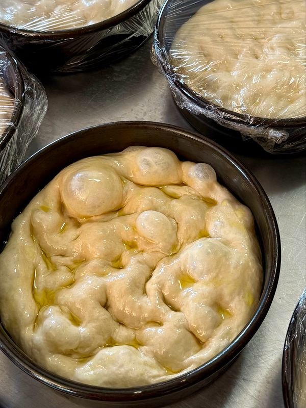 Focaccia, Plain with Sea Salt