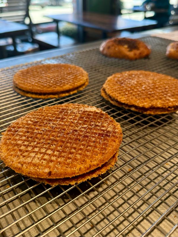 Waffle Cookie (Stroopwafel) Apple Cider Maple Ginger — Gluten Free