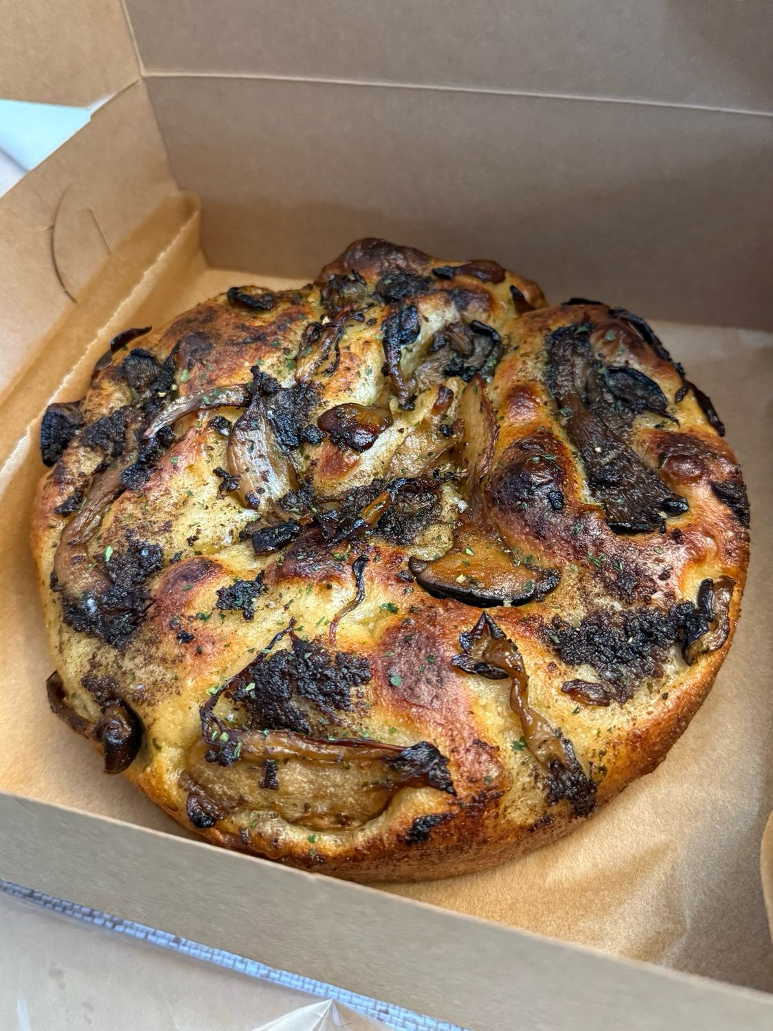 Focaccia, Mushroom