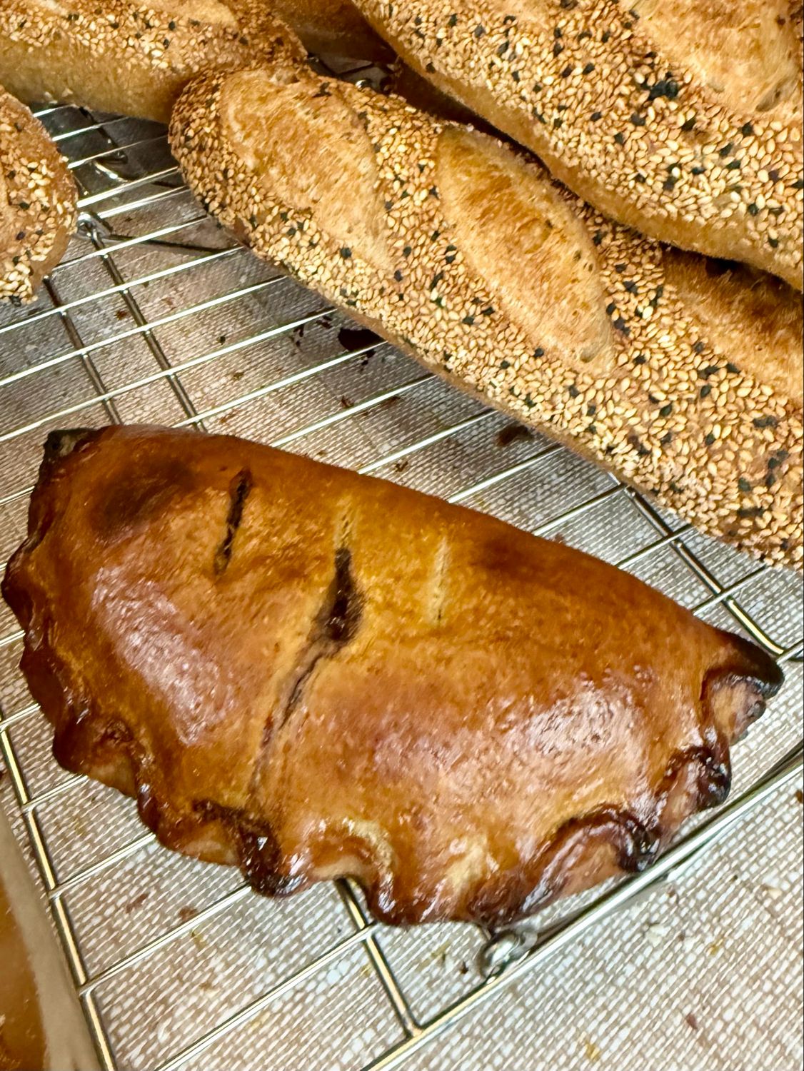 Seasonal Pasty: Mushroom, Carmelized Onions And Roasted Root Vegetables