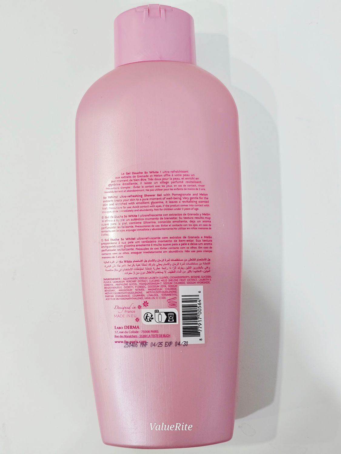 Fair &amp; White Shower Gel 1000ml