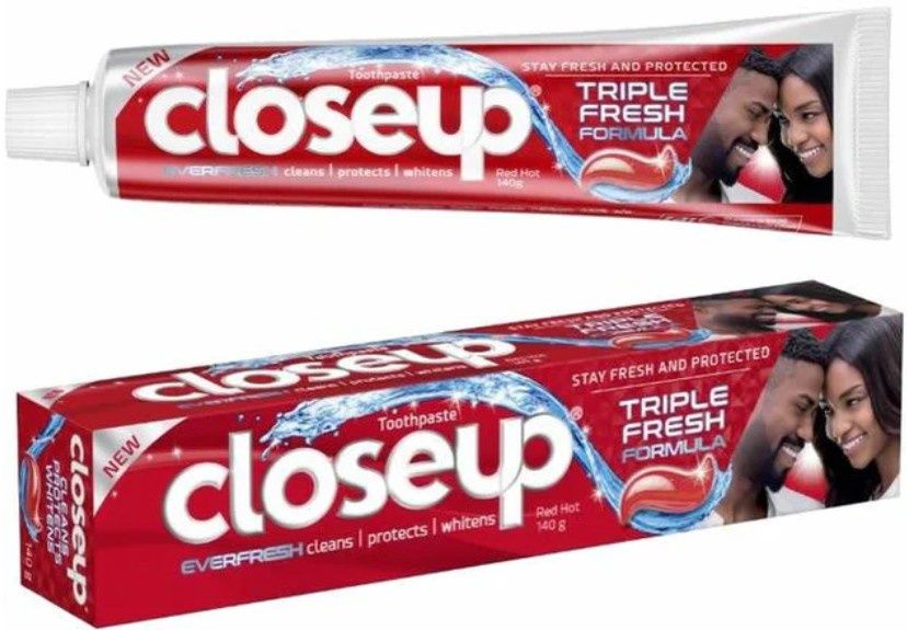Closeup Toothpaste