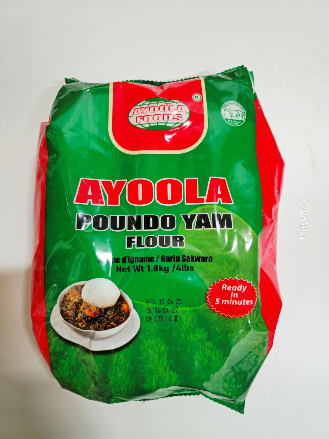 Poundo Yam Flour, Size: 1.8kg