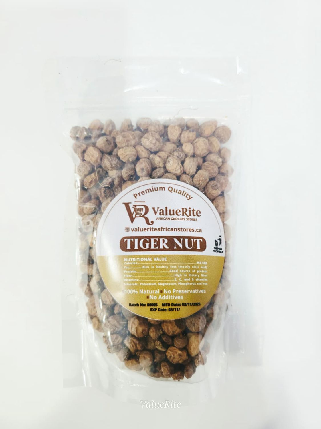 Tigernut (Dried), Size: 250g