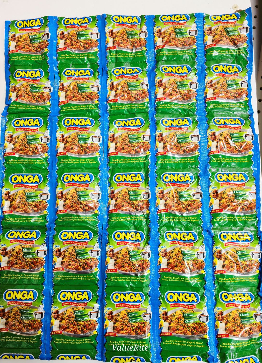 Onga Classic Seasoning, Size: Roll of 10 (400g)