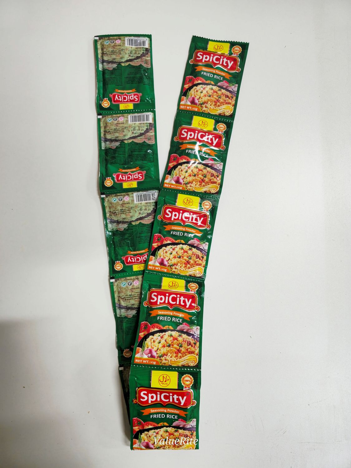 SpiCity Fried Rice Seasoning, Size: Roll of 10g x 10 (100g)