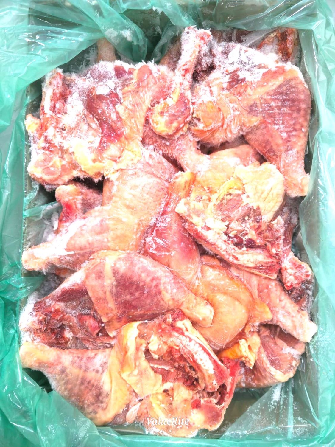 Hard Chicken Leg Quarter (Cut) - Frozen, Size: 5LB pack