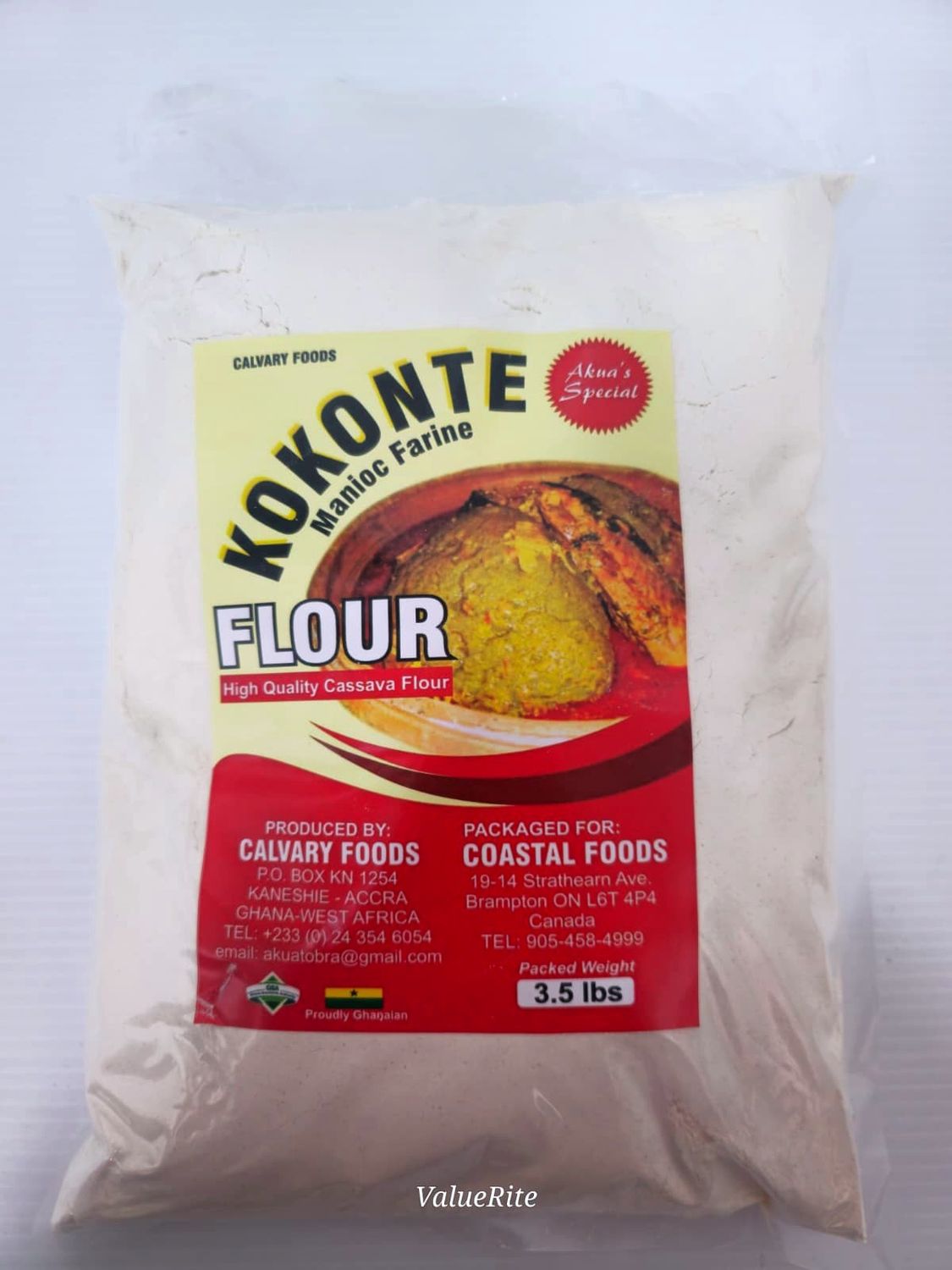 Kokonte Manoic Flour (Cassava Flour)