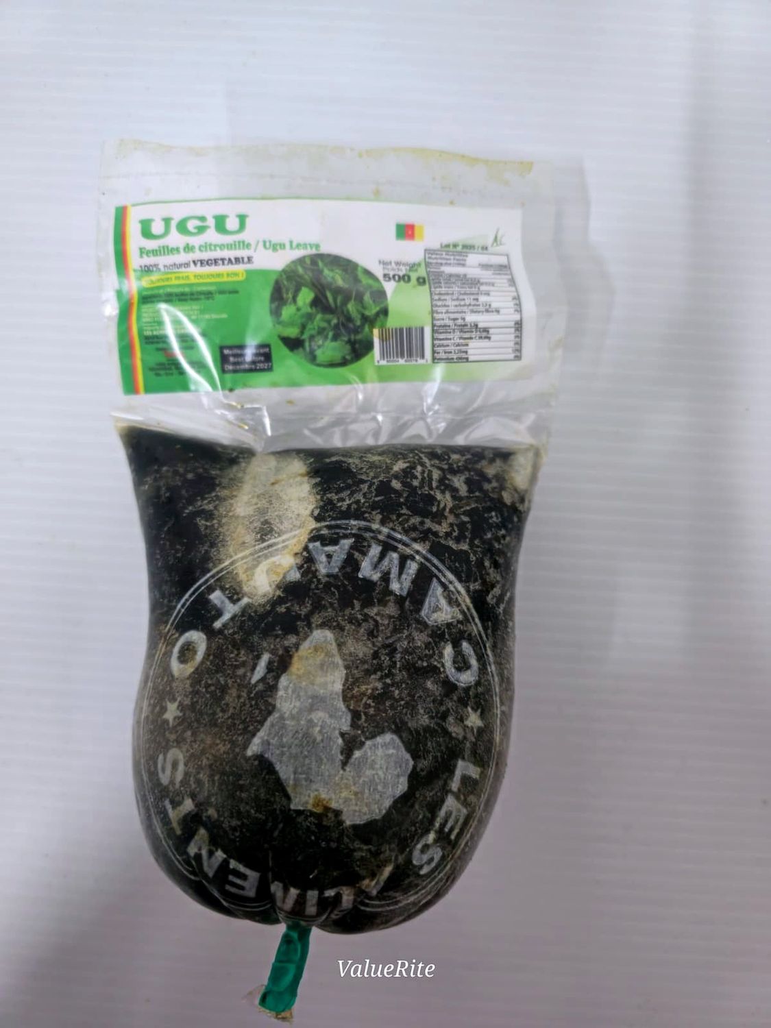 Ugu Vegetable Leave, Size: 500g