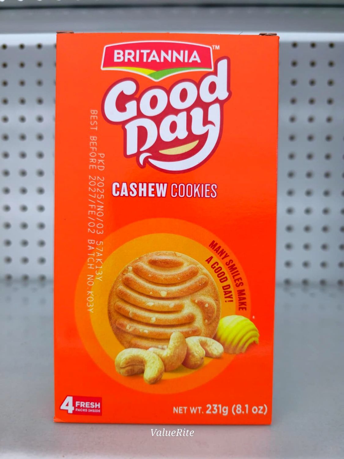 Good Day Cashew Cookies - 231g