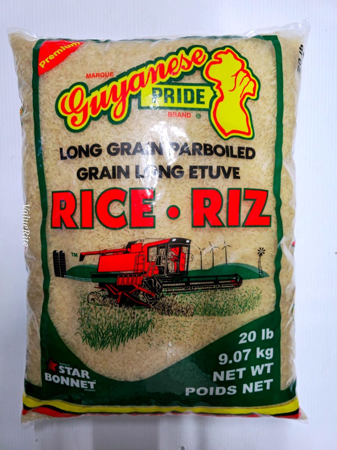 Guyanese Pride Parboiled Rice - 20LB