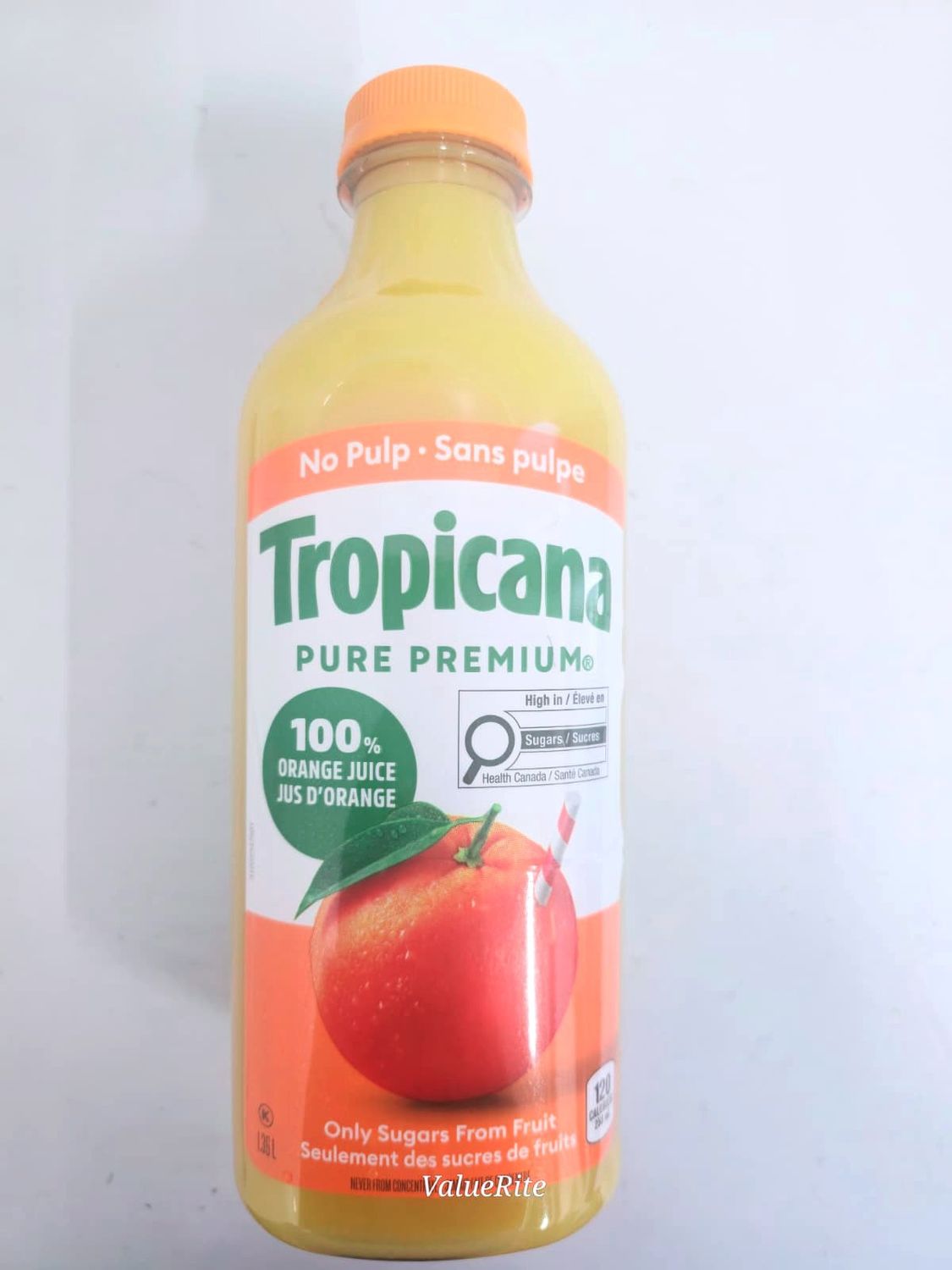 Tropicana 100 % Pure Orange Juice No Pulp 1.36L