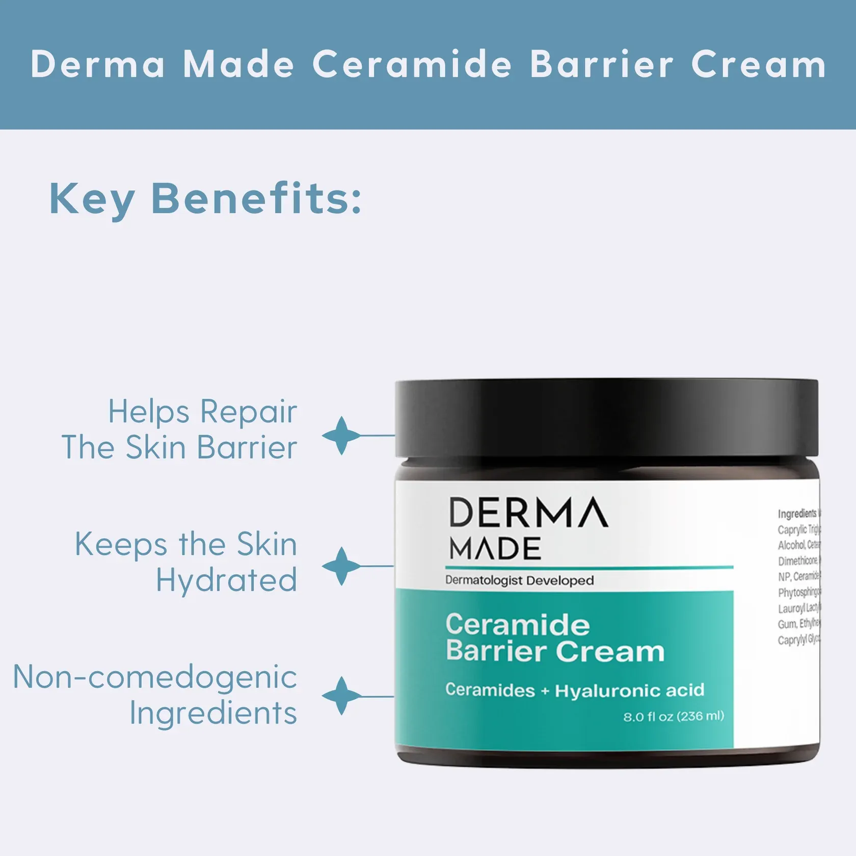 Derma Made Ceramide Barrier Cream
