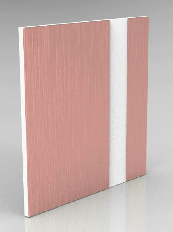 Brushed Rose Gold on White Engraving Plastic 2 Ply Brushed Rose Gold on White Engraving Plastic 2 Ply