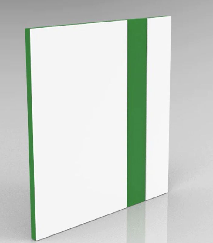 White on Green Engraving Plastic 2 Ply White on Green Engraving Plastic 2 Ply