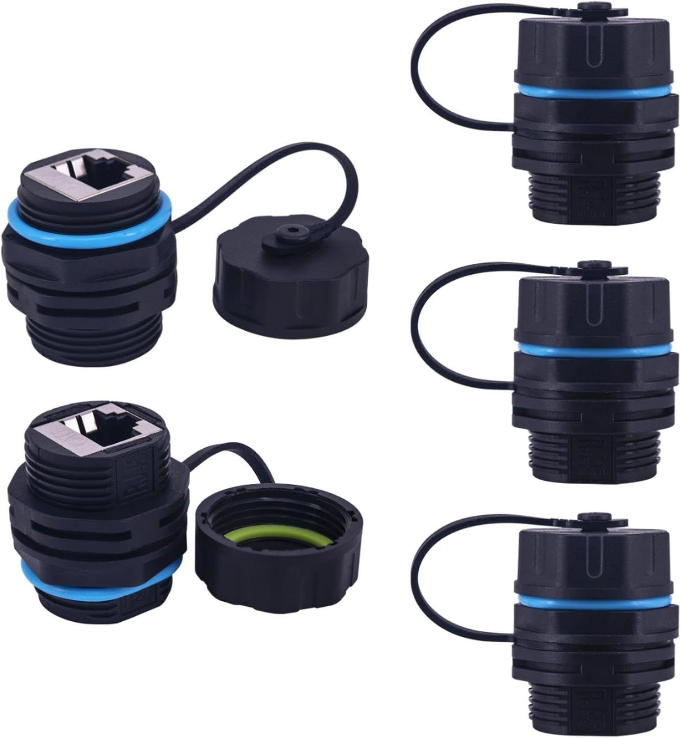 Rugged RJ45 Waterproof Industrial Ethernet Connector – CAT6