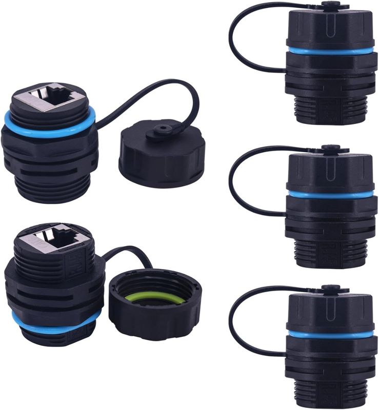 Rugged RJ45 Waterproof Industrial Ethernet Connector – CAT6