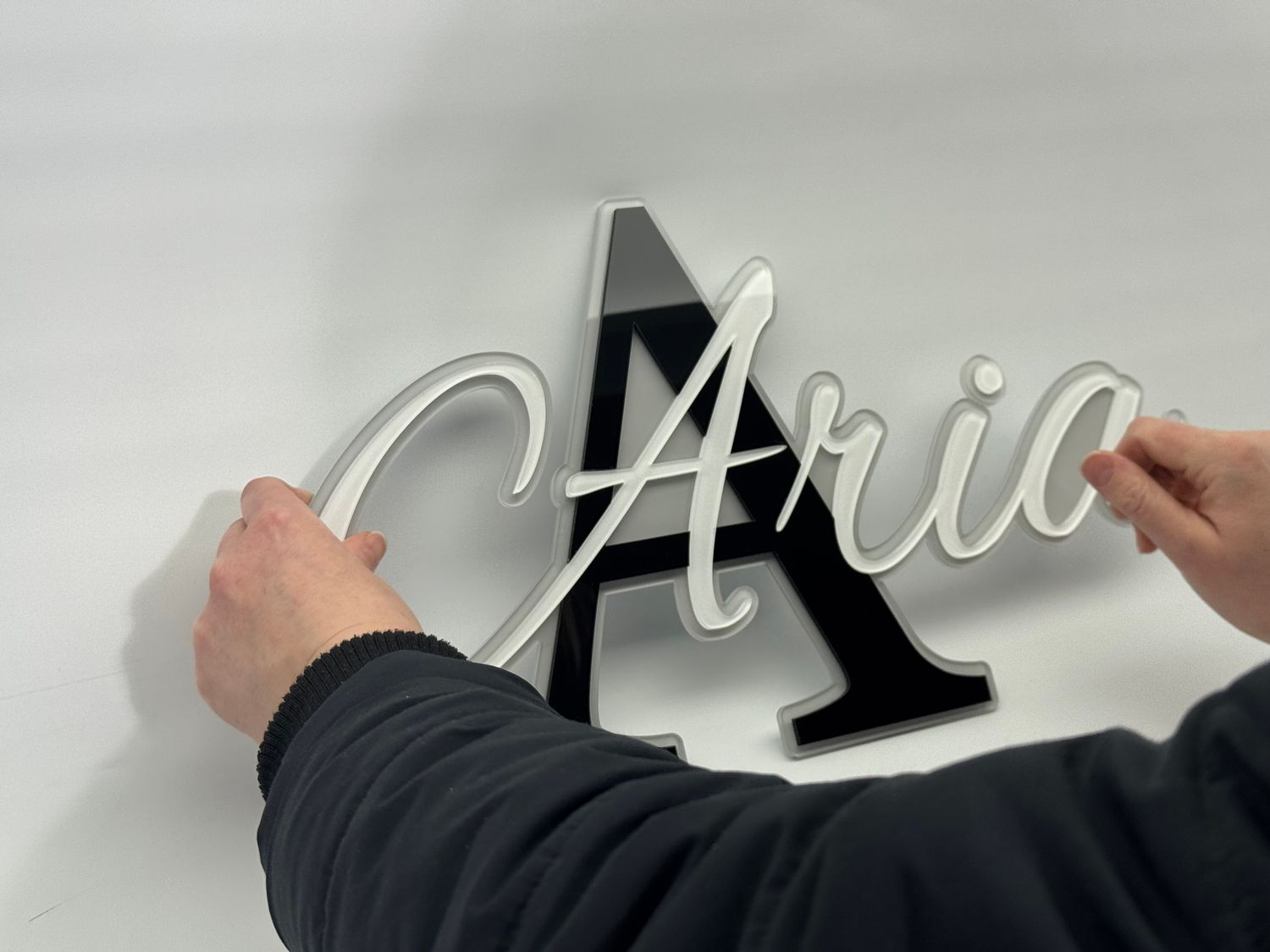 3D Name Plaque Tri-Layer/Colour 3D Name Plaque Tri-Layer/Colour