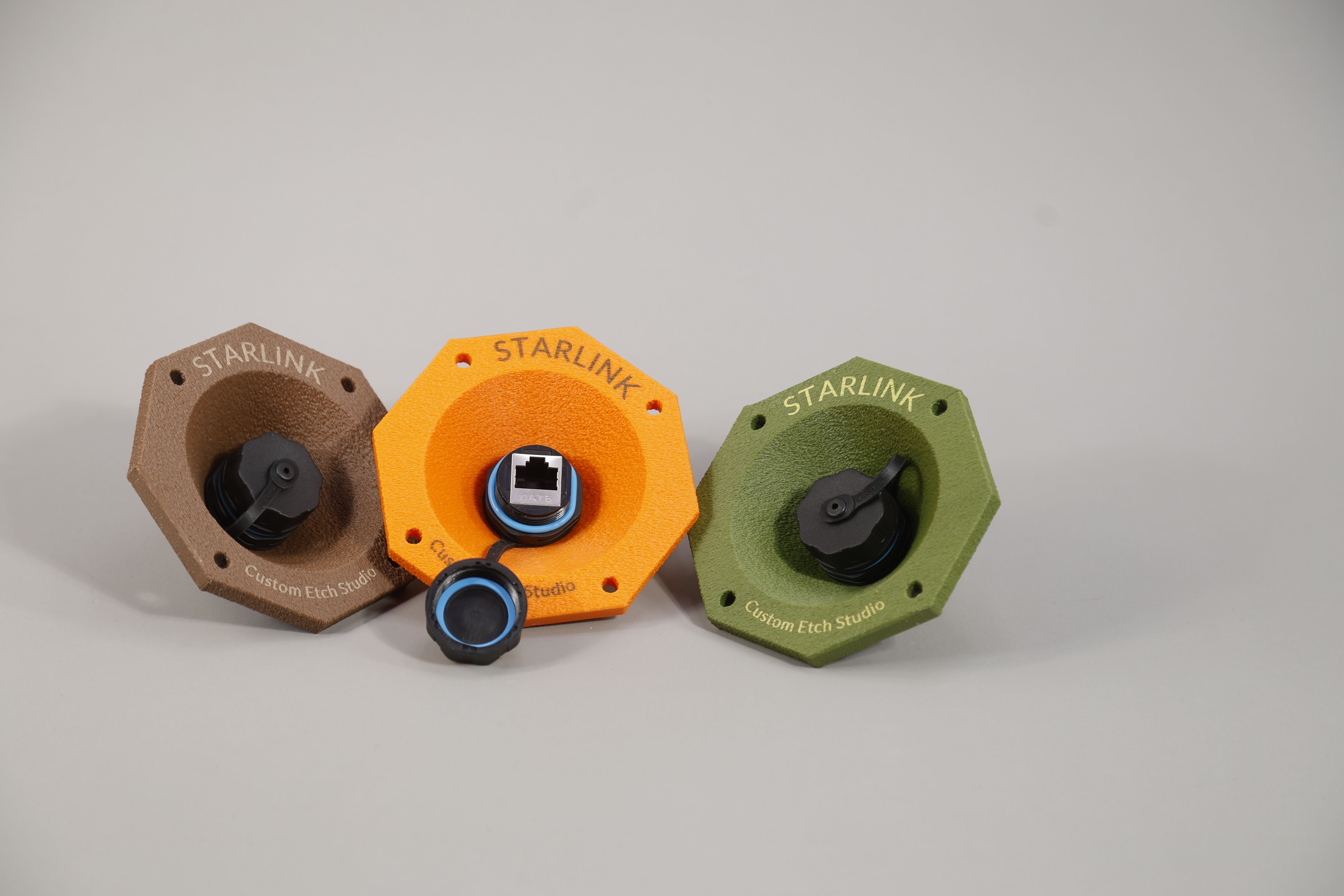 Cat 6 External Waterproof Plug – One-Piece UV-Rated Housing