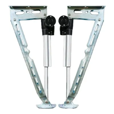 Electric 4 x Drop Down Stabilizer leg Corner Steadies 670mm Zinc Electric 4 x Drop Down Stabilizer leg Corner Steadies 670mm Zinc