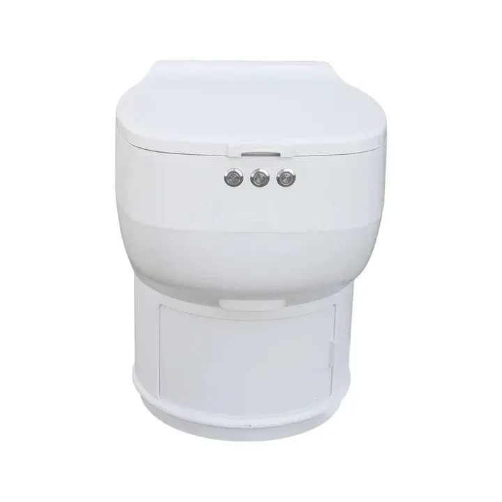 LooSeal Elite Auto Sealing Waterless Toilet White LooSeal Elite Auto Sealing Waterless Toilet White