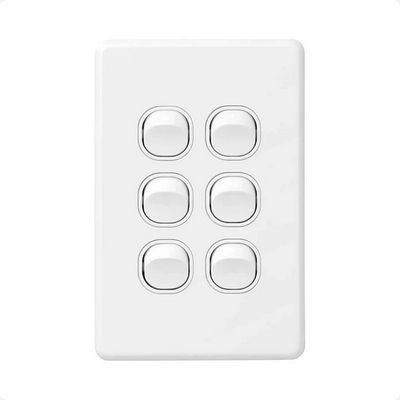 Custom Etch - Large Gang Vertical Light Switch Custom Etch - Large Gang Vertical Light Switch