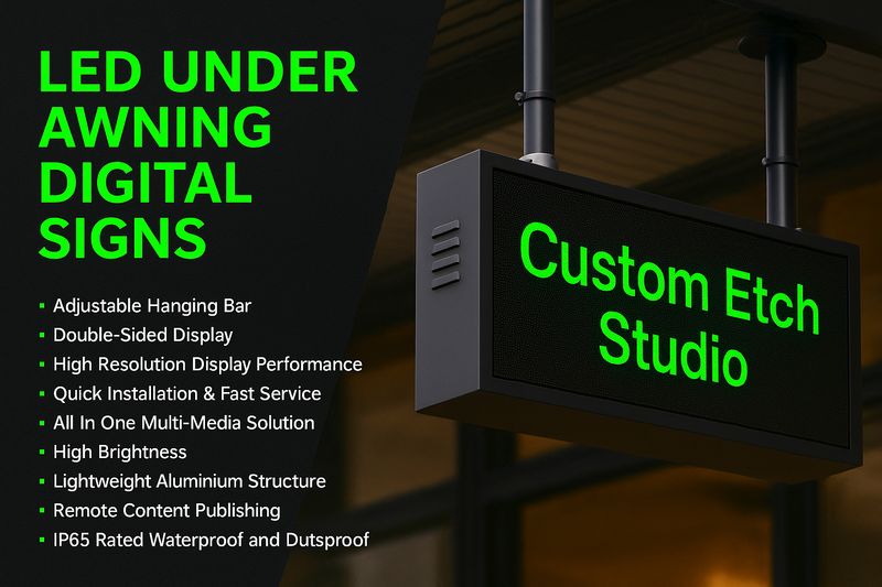 Commercial LED Under Awning Screen