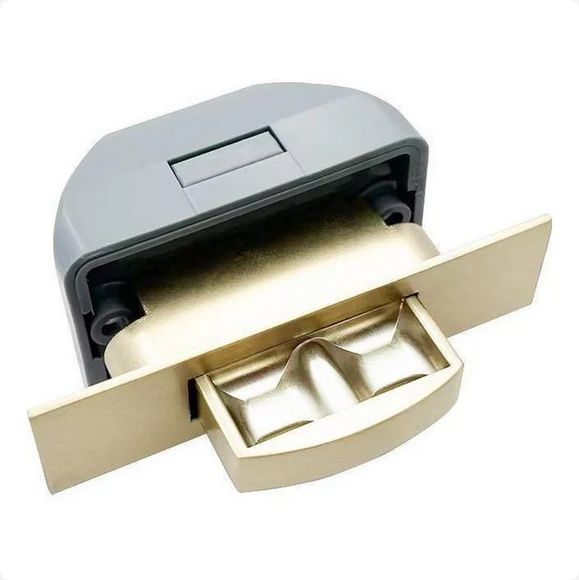 Custom Etch Push Lock Cabinet Handle