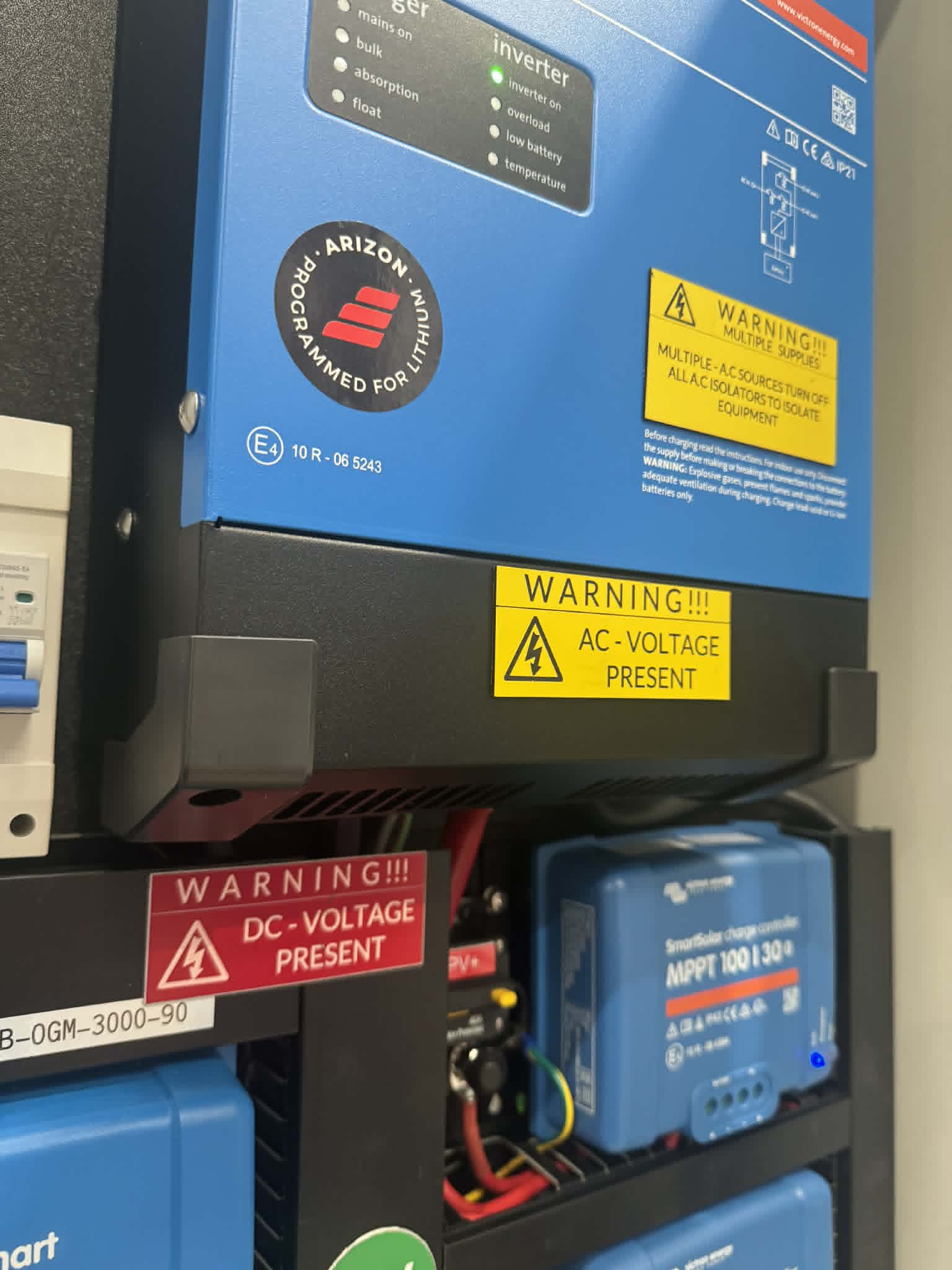 Electrical Waring Tags - Caravan Pack