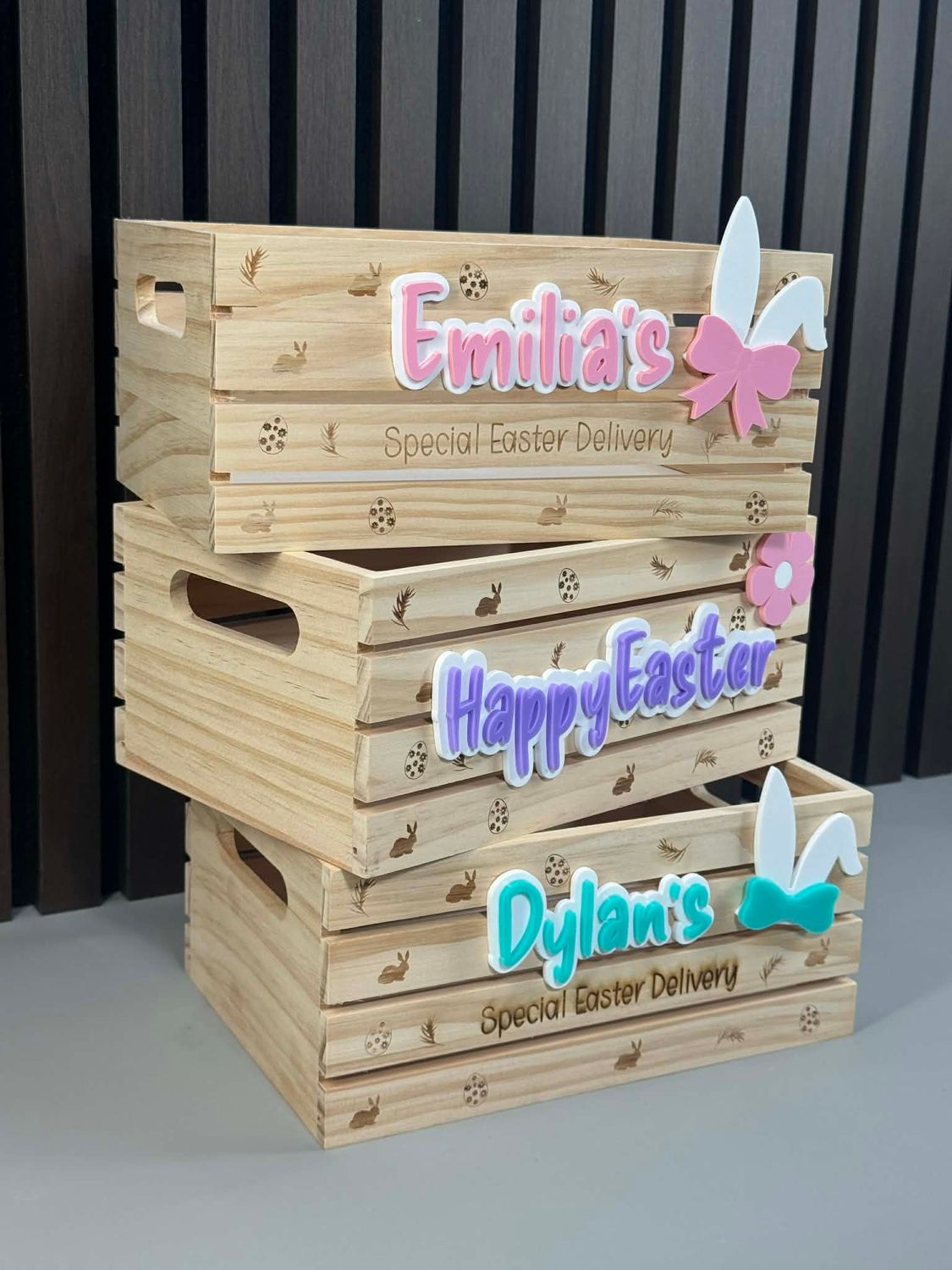 Personalised Wooden Easter Boxes!