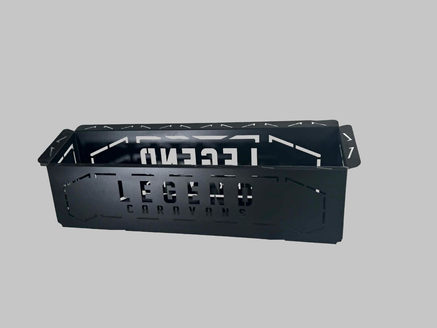 Rear Bar Open Storage Box – Lightweight Aluminium (Custom Branding Available)