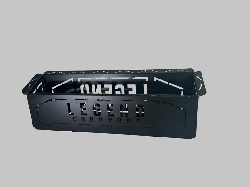 Rear Bar Open Storage Box – Lightweight Aluminium (Custom Branding Available)