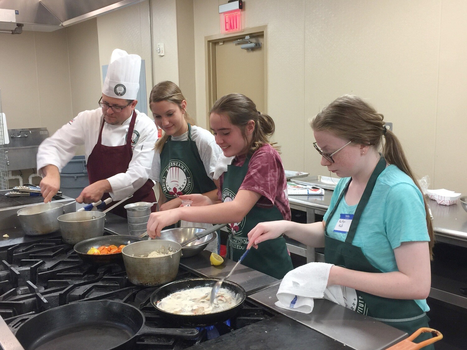 High School Culinary Skills Development Class