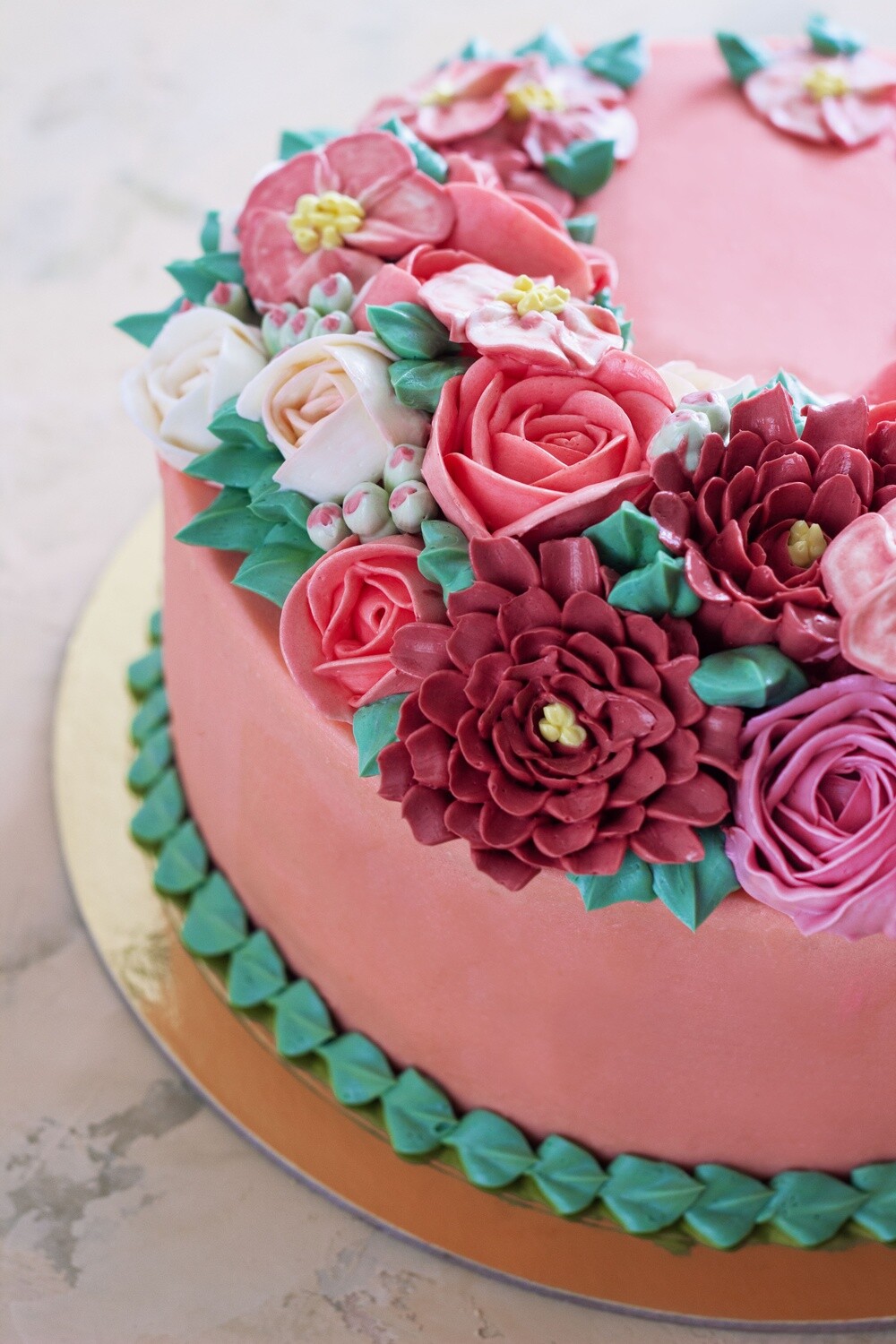 Cake and Cupcake Decorating Class Blooming Succulent Cake Decorating