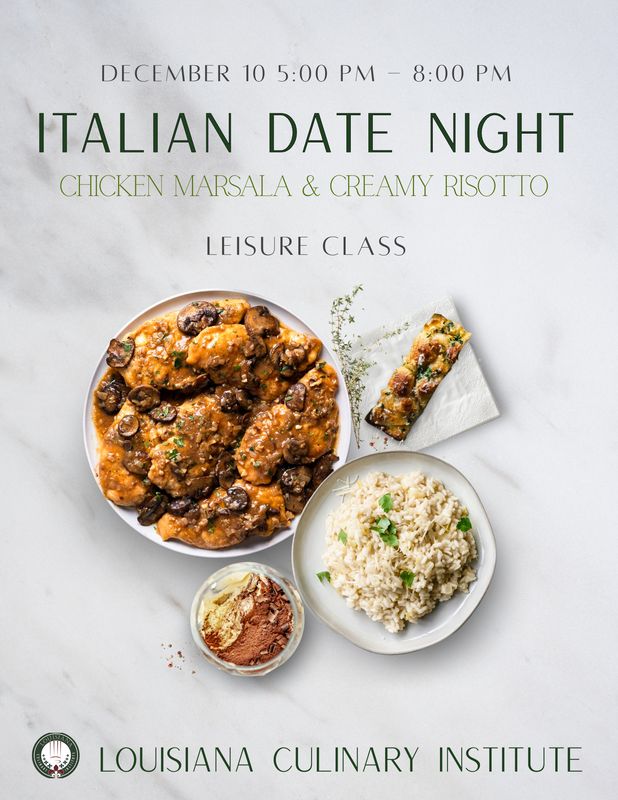 Italian Date Night: Chicken Marsala & Creamy Risotto