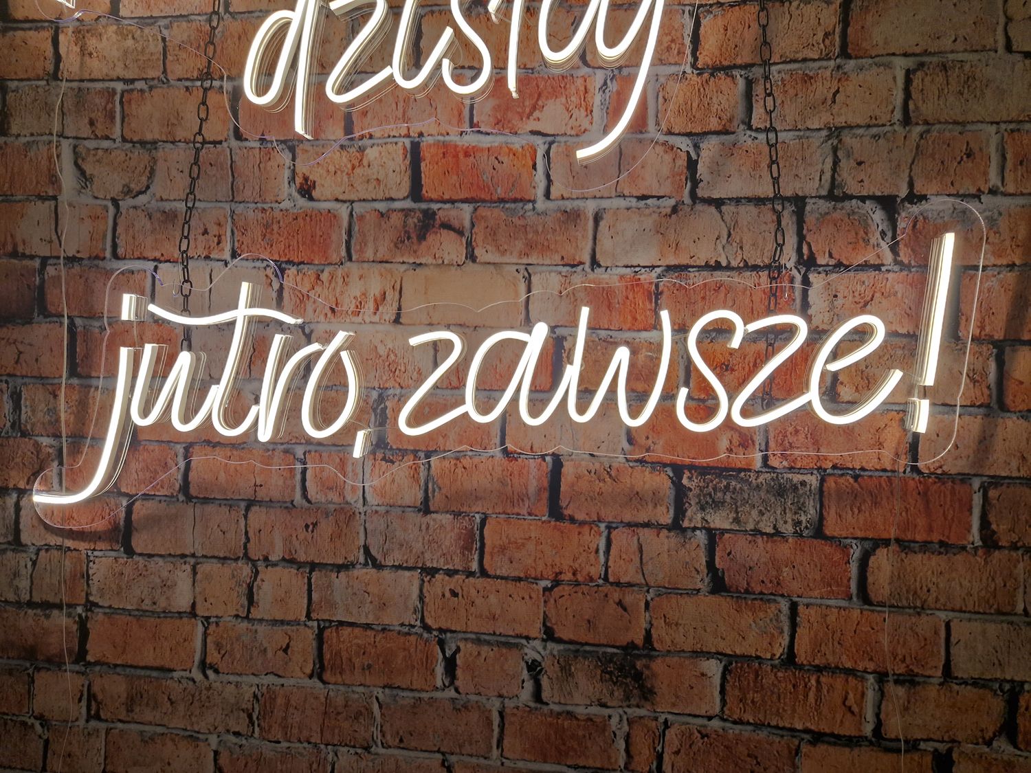 Neon Razem dzisiaj jutro zawsze