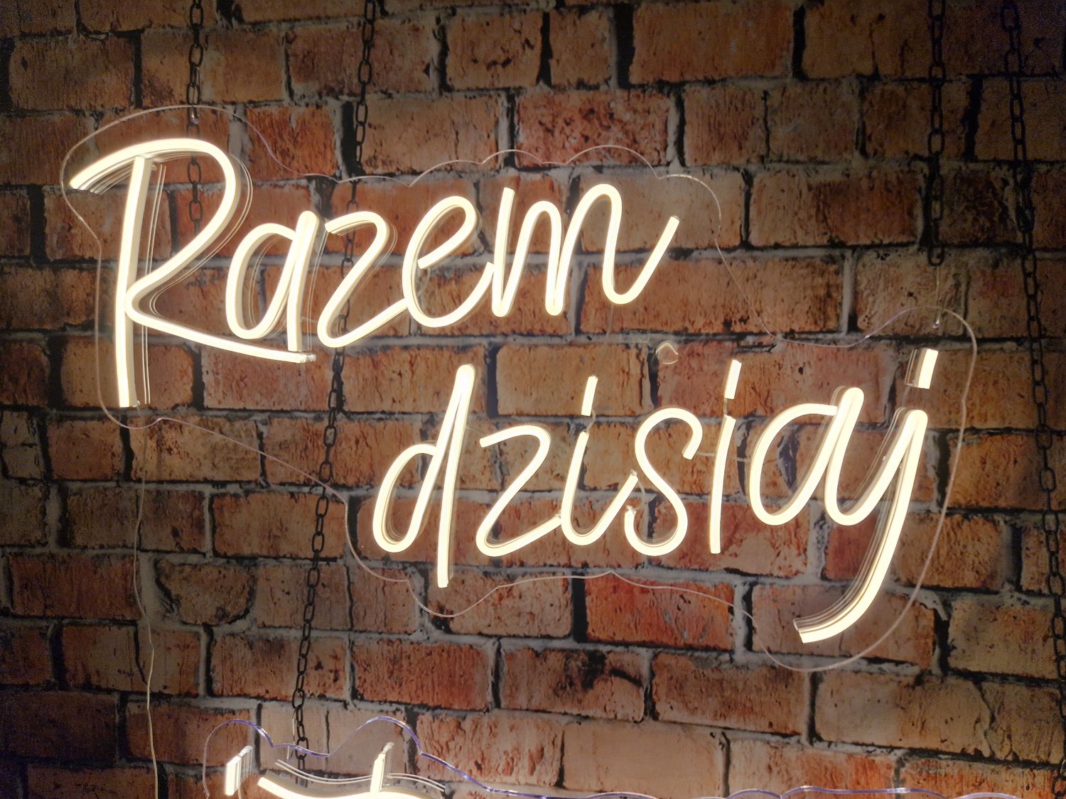 Neon Razem dzisiaj jutro zawsze