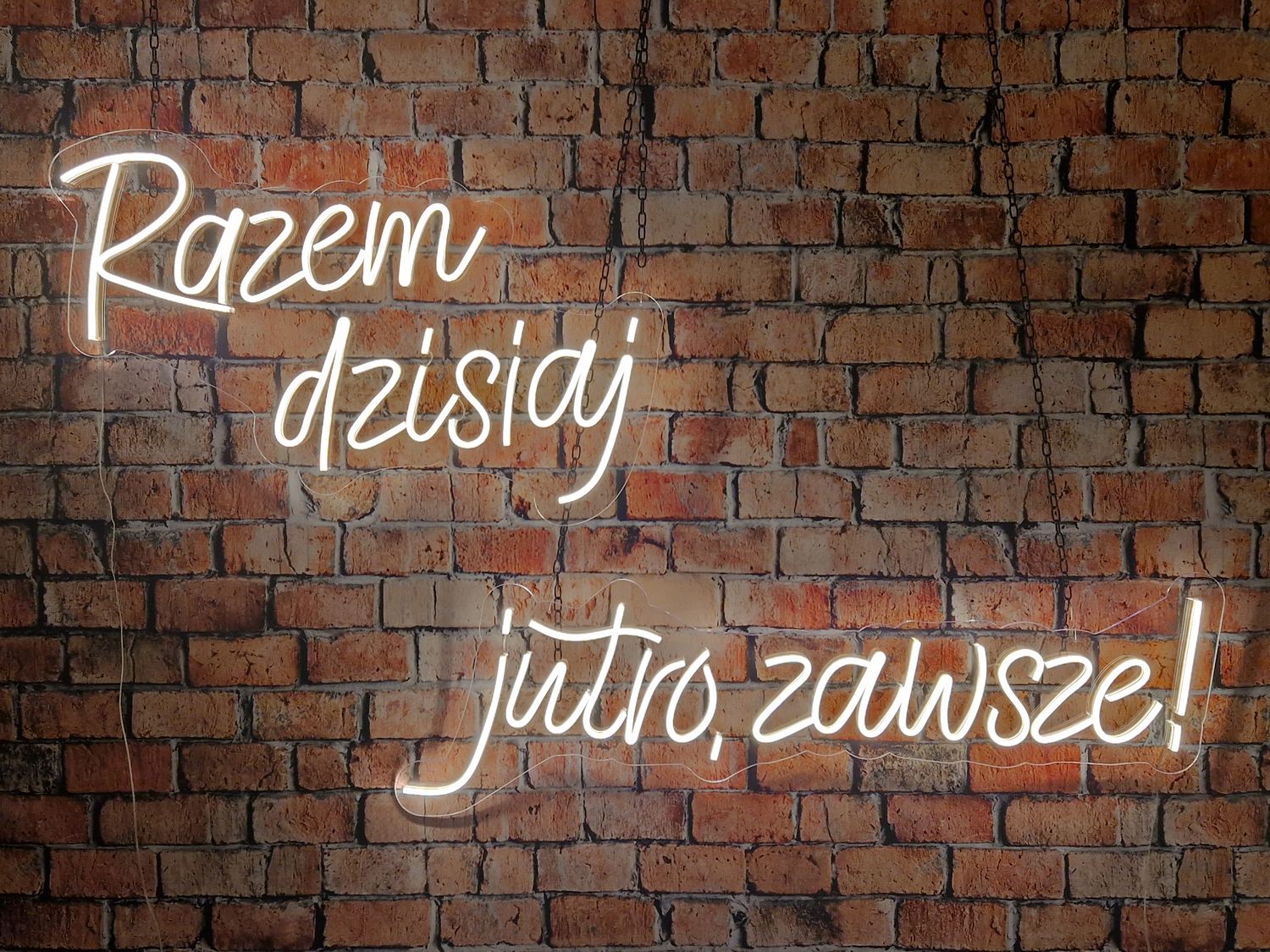 Neon Razem dzisiaj jutro zawsze