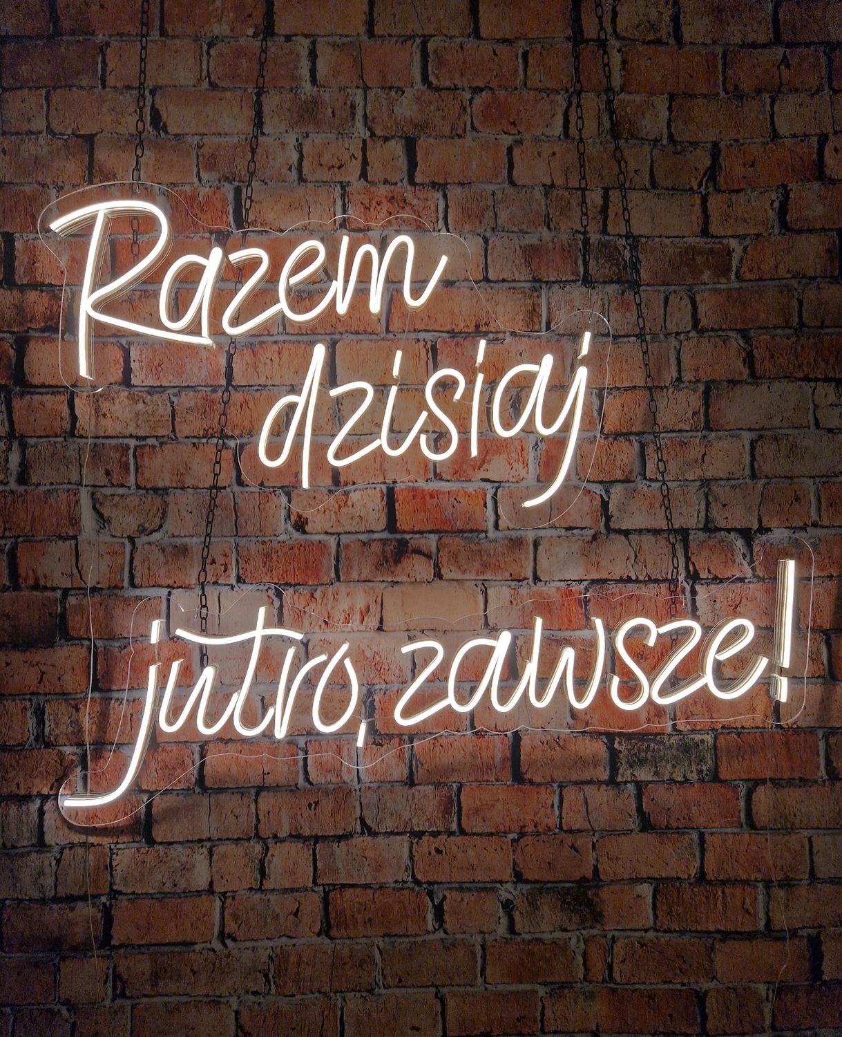 Neon Razem dzisiaj jutro zawsze