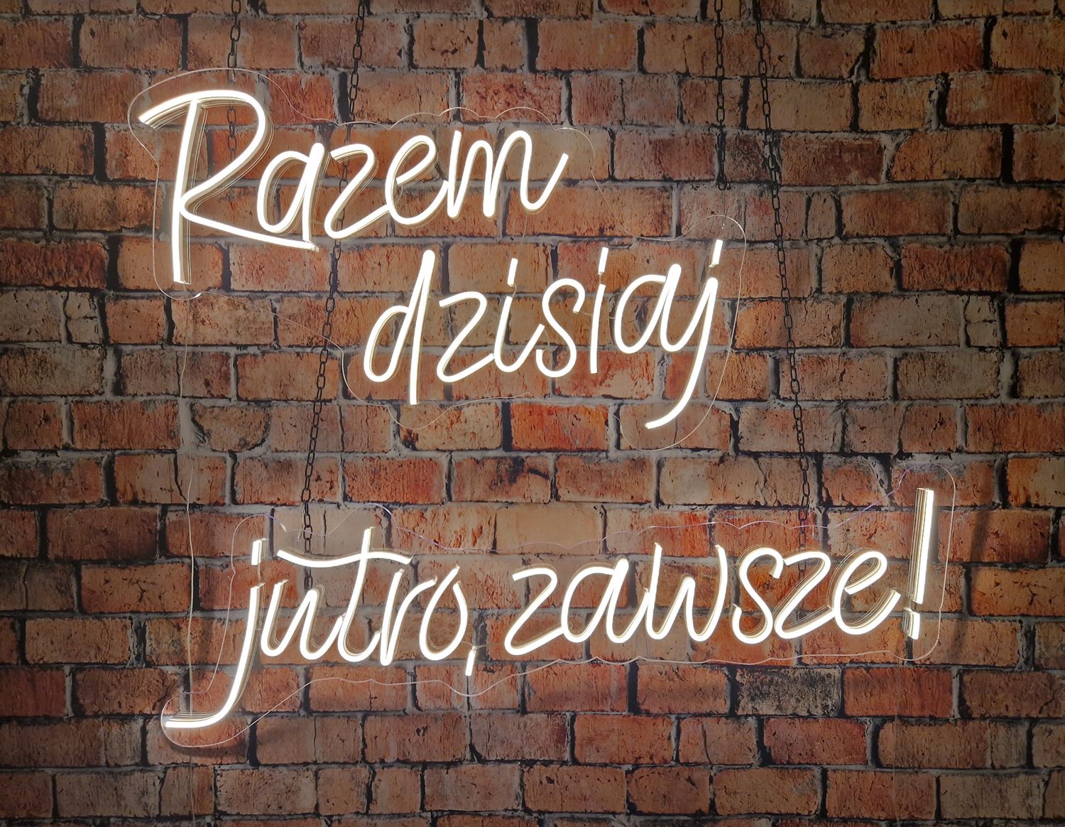 Neon Razem dzisiaj jutro zawsze