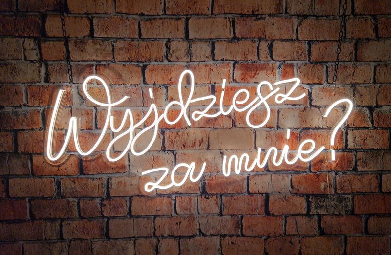 Neon Wyjdziesz za mnie?