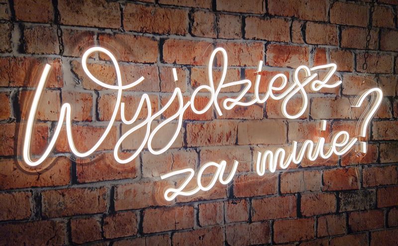 Neon Wyjdziesz za mnie?