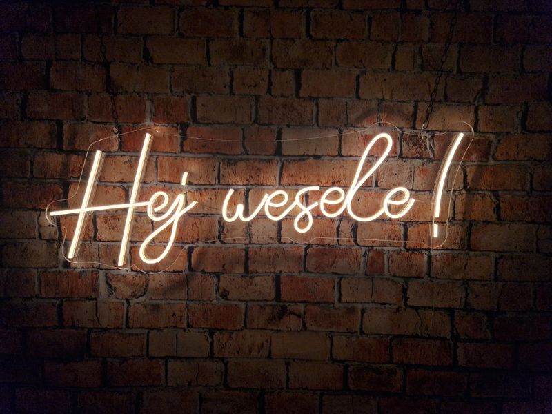 Neon Hej wesele!