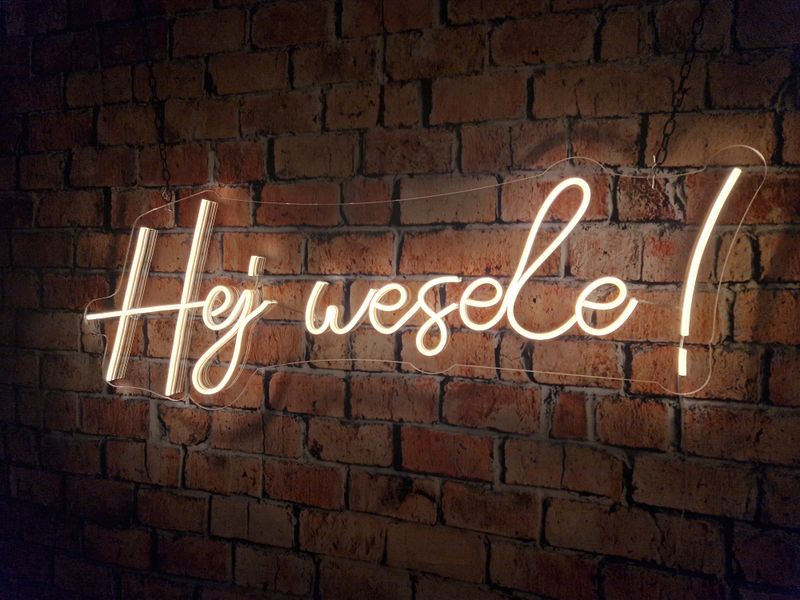 Neon Hej wesele!