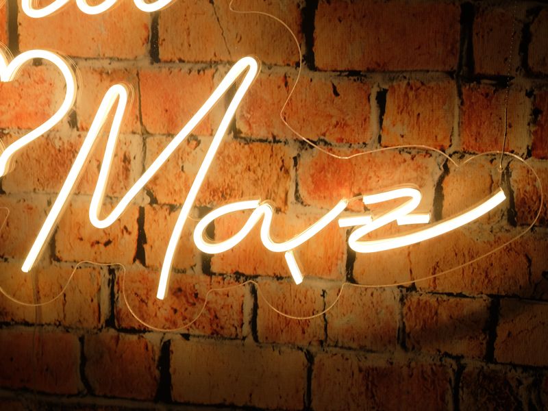 Neon Żona Mąż