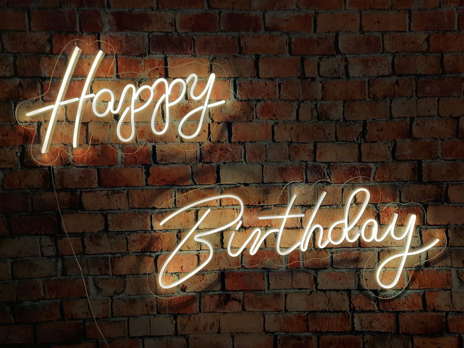 Neon Happy Birthday