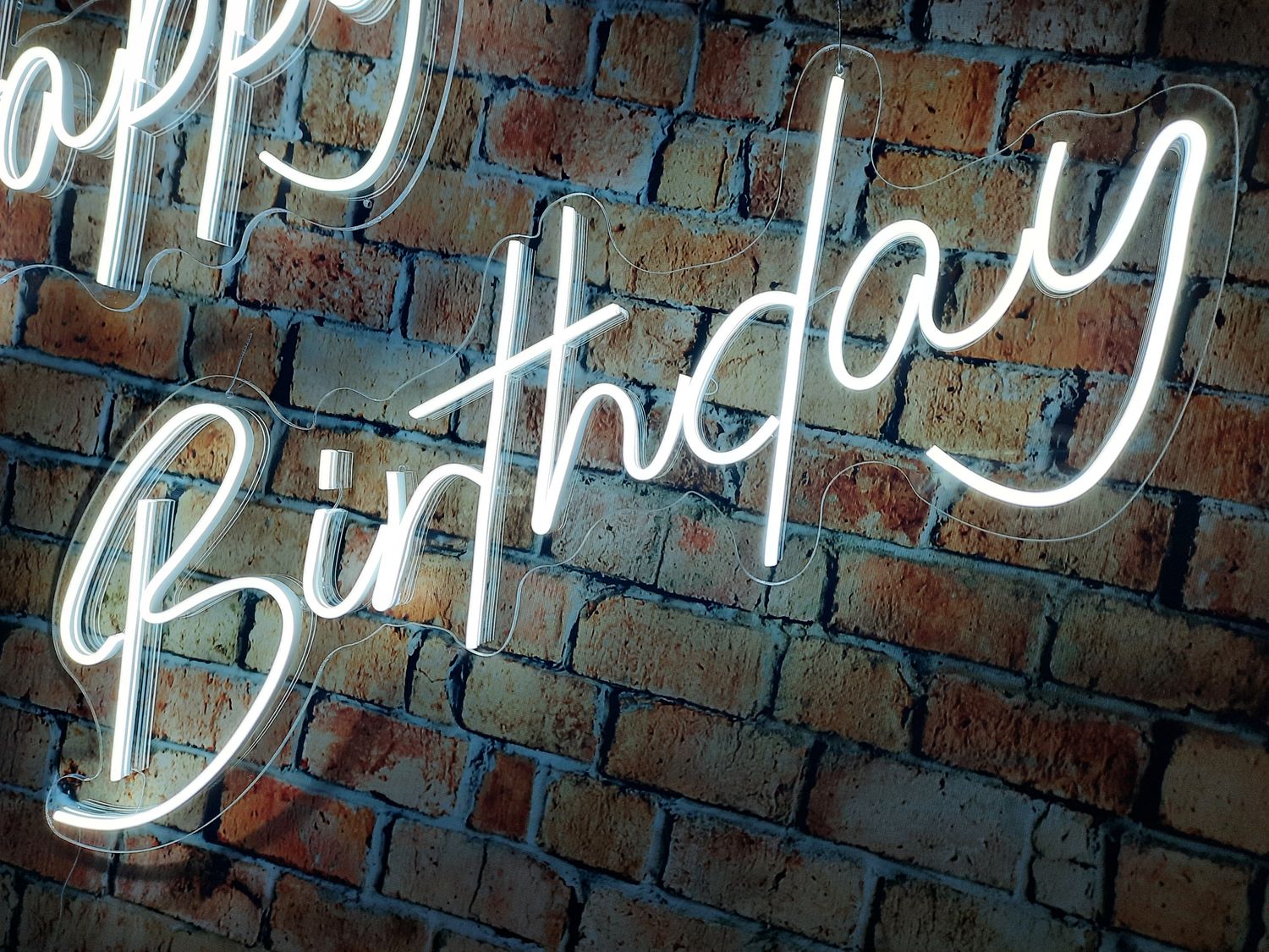 Neon Happy Birthday
