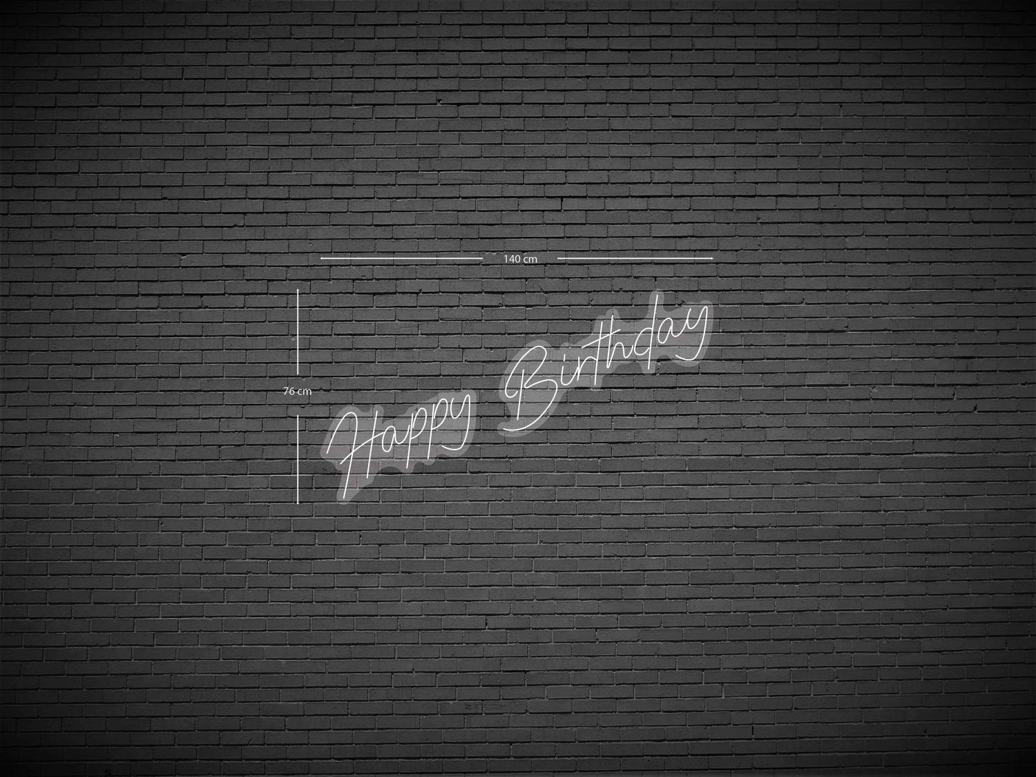 Neon Happy Birthday