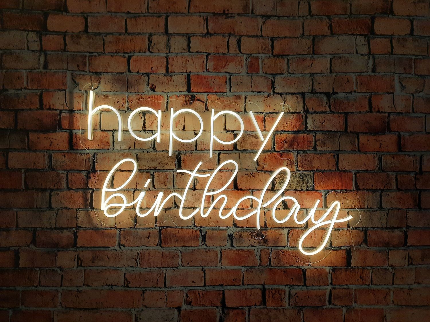 Neon Happy Birthday